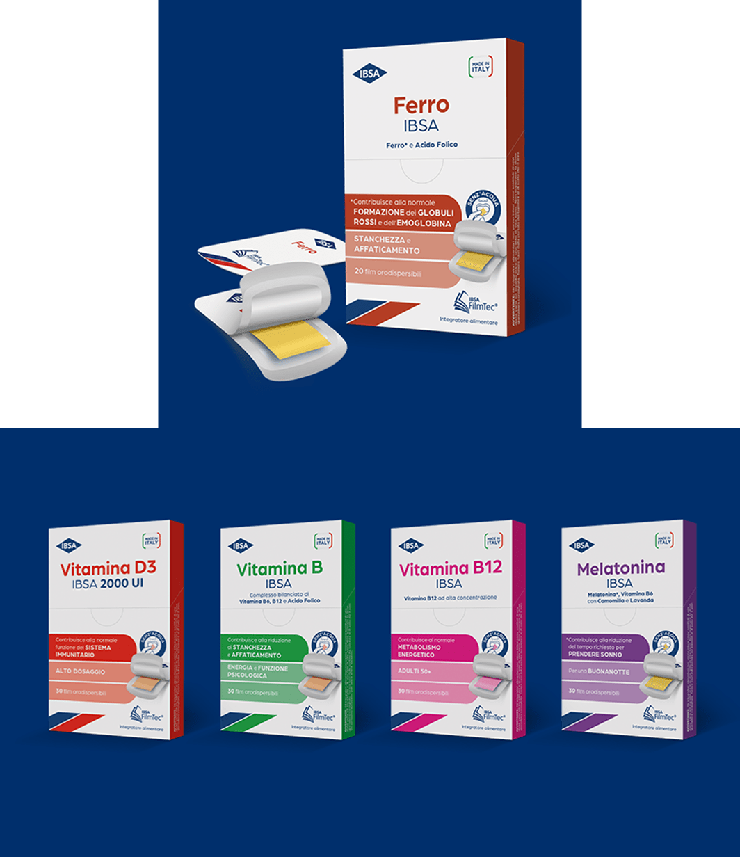 INTEGRATORI IBSA: OGGI SI PRENDONO COSÌ